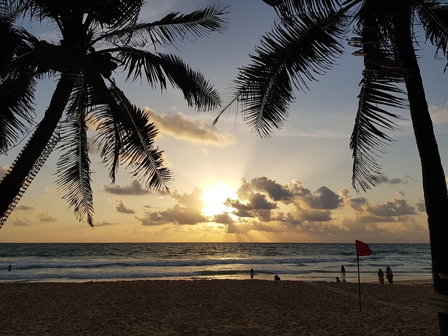 Thailand, Solnedgang, Strand, Tropisk, Ø