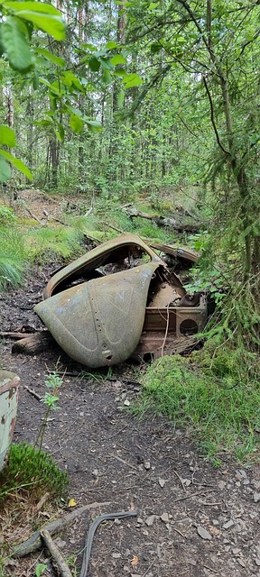 Abandonado, Carros, Ferrugem, Frente