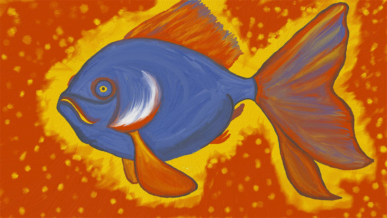 Download Fish, Orange, Drawing. Royalty-Free Stock Illustration Image