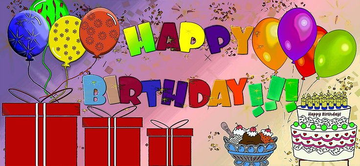 Free Party Balloons illustration and picture