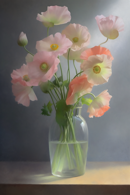 Download free HD stock image of Ai Generated Flowers Free ai generated flowers poppies illustration