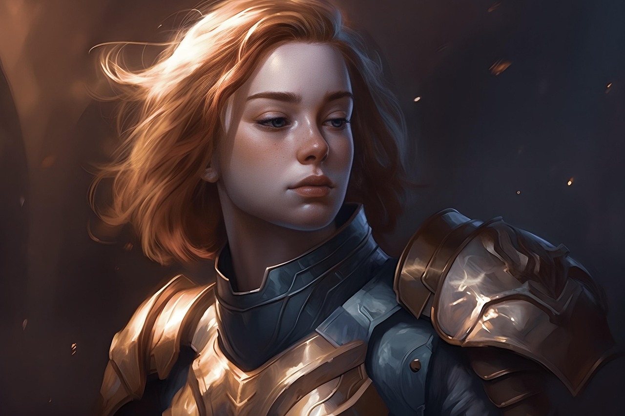 Free ai generated superhero heroine illustration