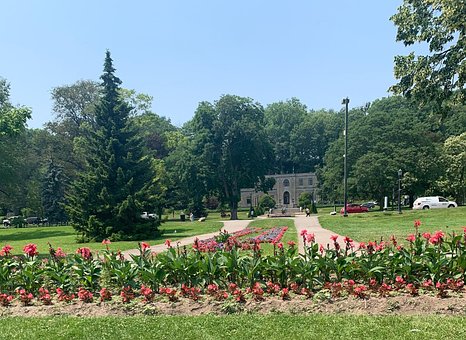 Niagarafälle, Kanada Parkblumen, Natur