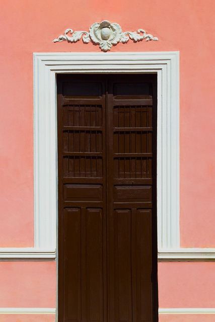 Tür, Die Architektur, Heimat, Rose