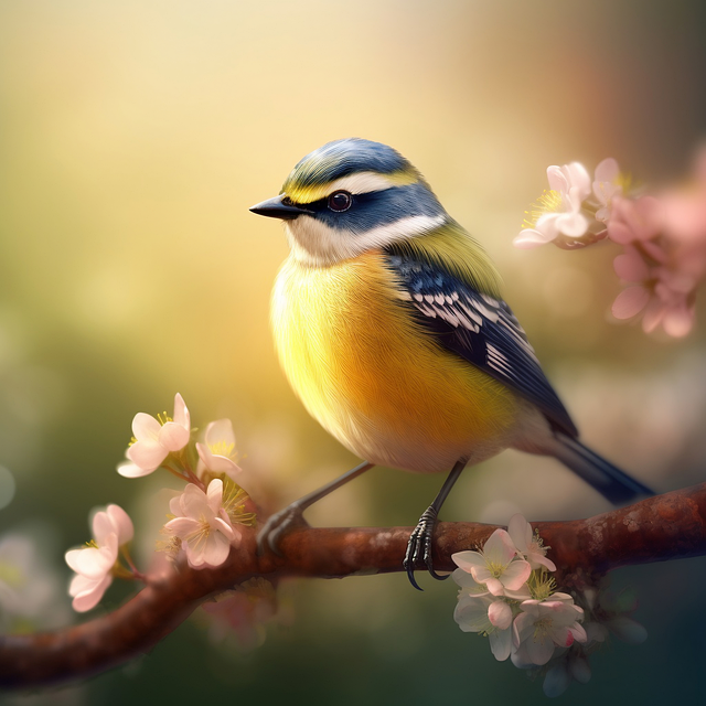Free Ai Generated Bird illustration and picture