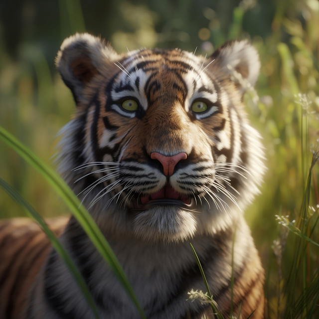 Free Ai Generated Tiger illustration and picture