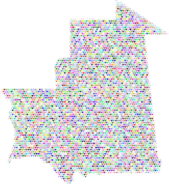 Download free HD stock image of Mauritania Map Free mauritania map love vector