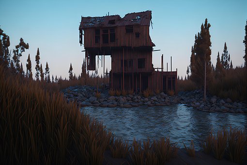 Free Rusty Home illustration and picture