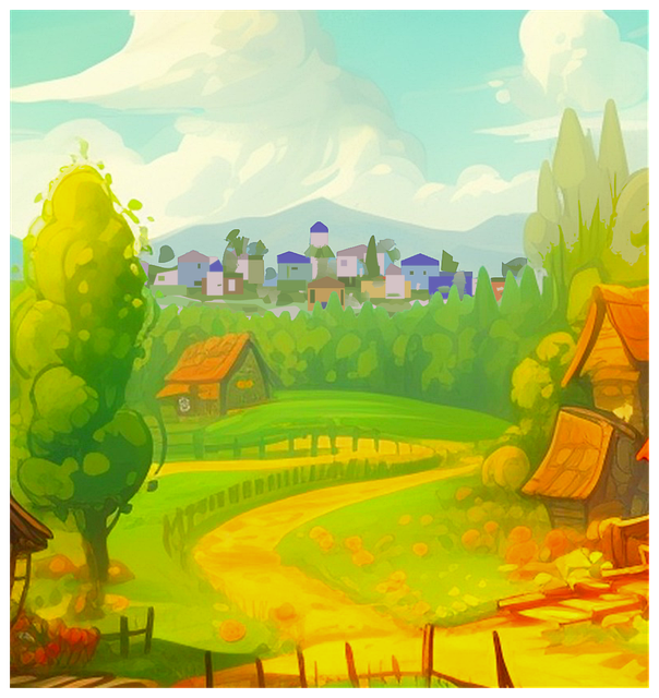 Free Country Road illustration and picture