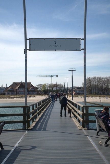 Zingst, Ostsee, Kurort, Seebrücke, Steg