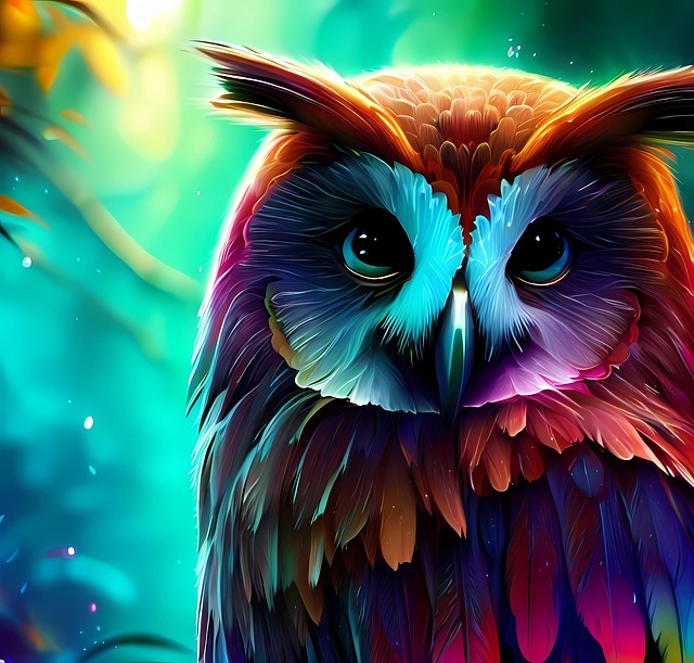 Free Ai Generated Owl illustration and picture