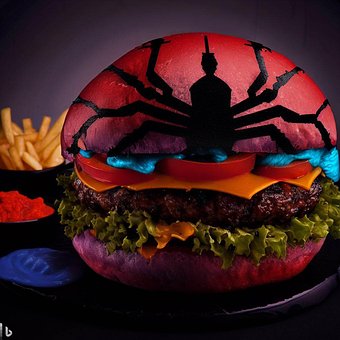 Free Burger Spider photo and picture