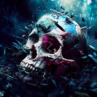 Free Skull Skeleton illustration and picture