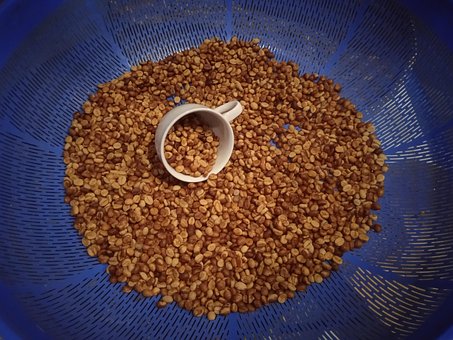 Kaffee, Grüne Bohnen, Robusta, Arabica