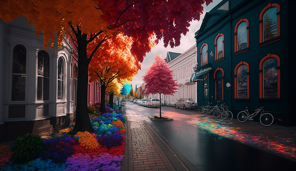 Free Ai Generated Cafe illustration and picture