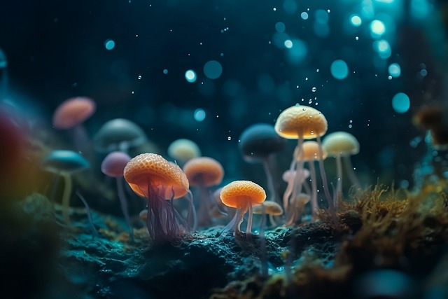 Free ai generated underwater calm illustration