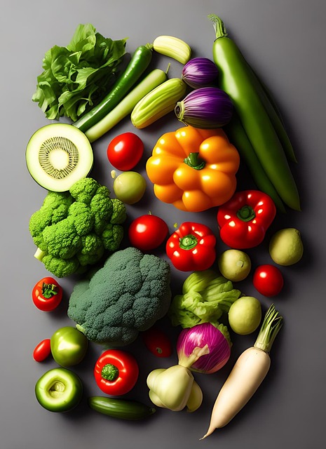 Free ai generated vegetables platter illustration