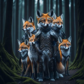 Free Wildlife Fox illustration and picture