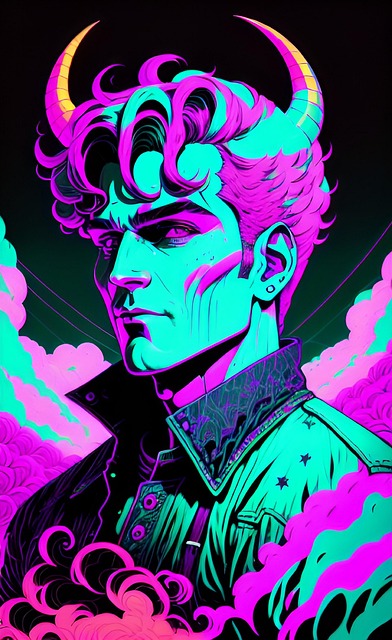 Free devil fear beast illustration