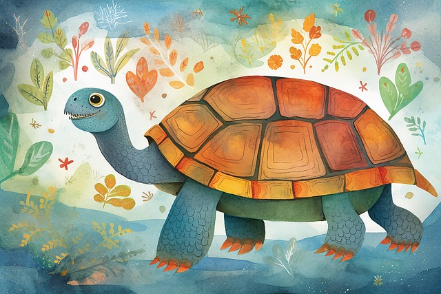 Free turtle animal nature illustration