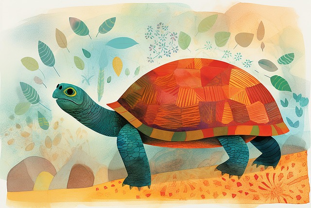 Free turtle animal nature illustration