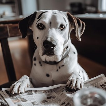 Hund, Avis, Hus, Kæledyr, Portræt, Dyr