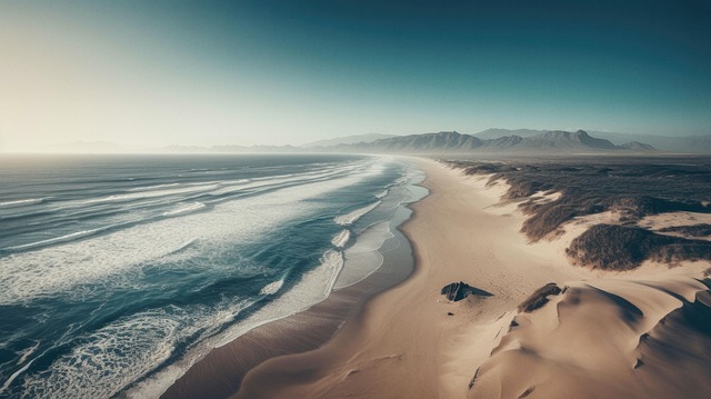 Free ai generated ocean coast illustration