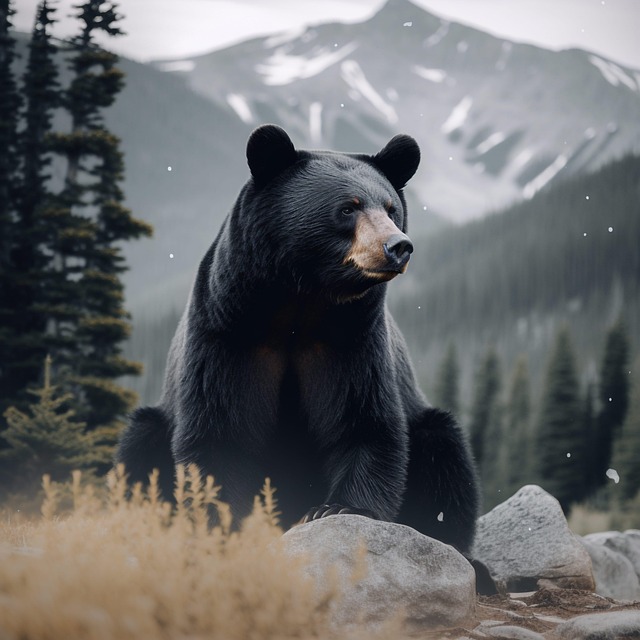 Free Ai Generated Bear illustration and picture