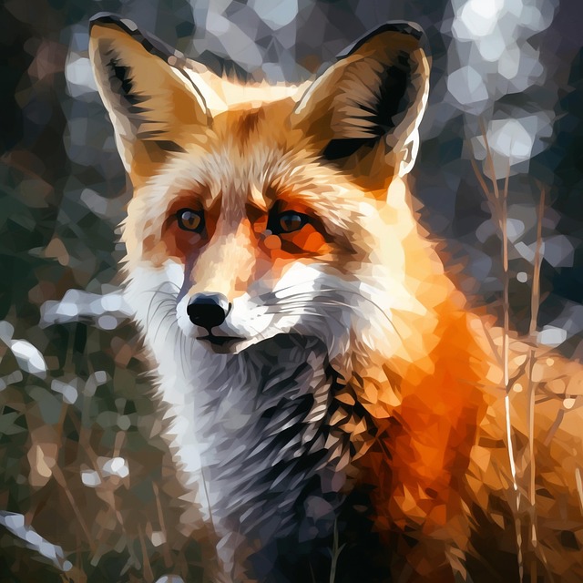 Free Fox Art illustration and picture