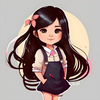 Free Doll Kid illustration and picture