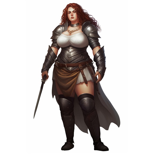 Free ai generated warrior village illustration
