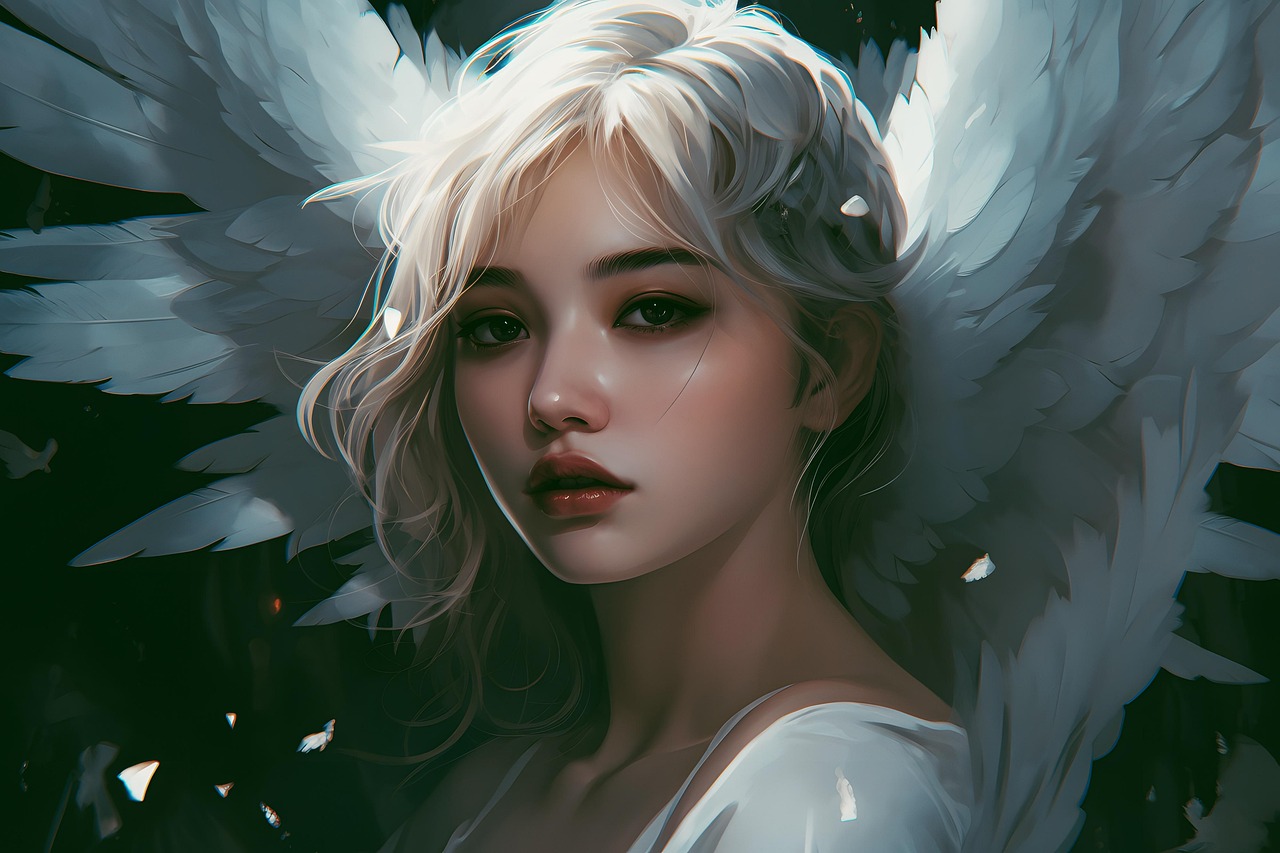 Download Angel Divine Woman Royalty Free Stock Illustration Image
