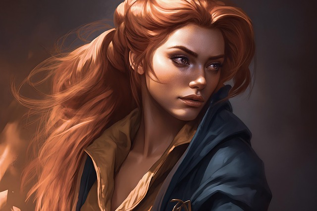 Free ai generated woman superhero illustration