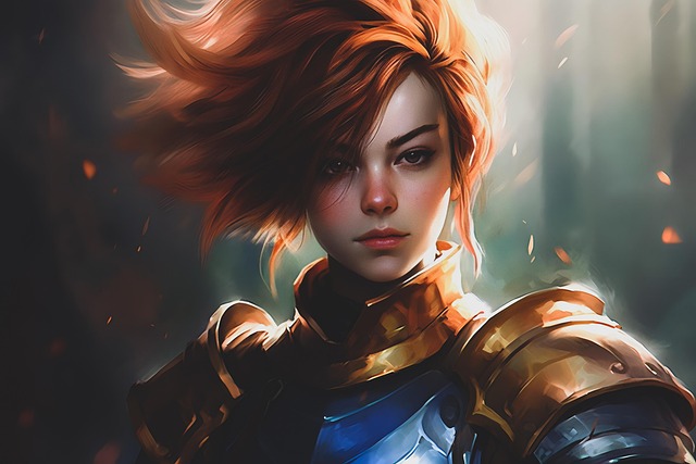 Free ai generated woman superhero illustration