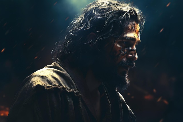 Free digital art photorealistic jesus christ illustration