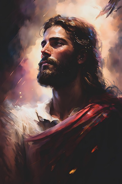 Free digital art photorealistic jesus christ illustration