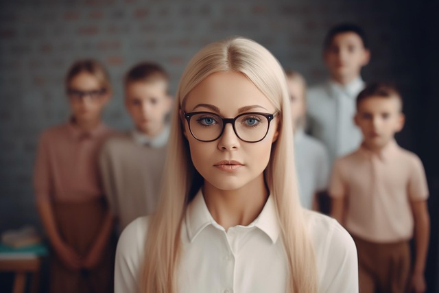 Download free HD stock image of Ai Generated Teacher Free ai generated teacher school illustration