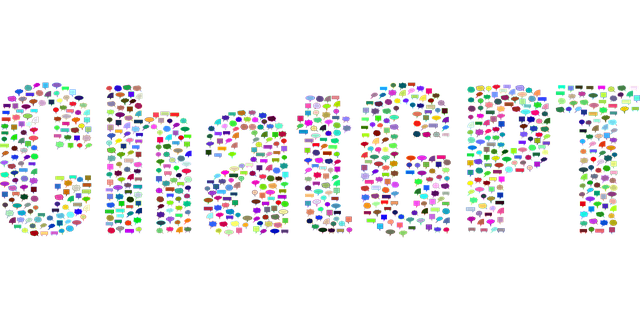 Free chatgpt artificial intelligence typography illustration