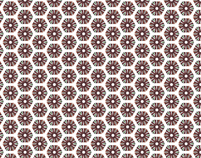 Download Hexagon Flower Pattern Royalty-Free Stock Illustration Image