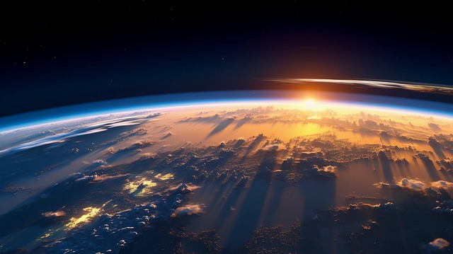Download free HD stock image of Space Earth Free space earth stratosphere illustration