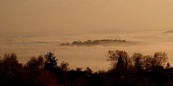 Nubes, Cima, Misterio, Paisaje