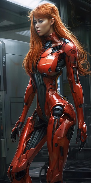 Free matrix vigilante woman illustration
