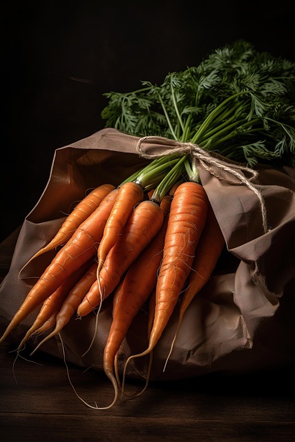 Free carrot harvest plantation illustration