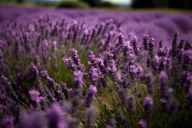 Free ai generated lavender flower illustration