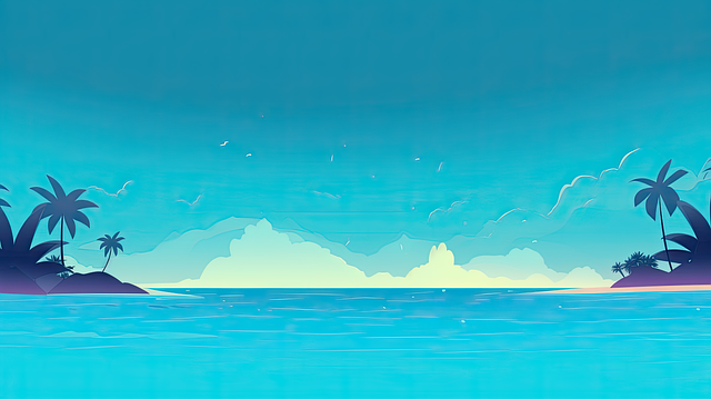 Tropisk, Ocean, Hav, Ø, Vand, Landskab
