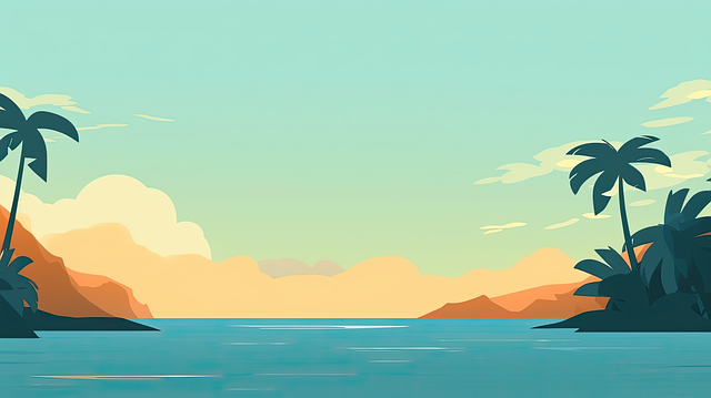 Tropisch, Ozean, Meer, Insel, Wasser