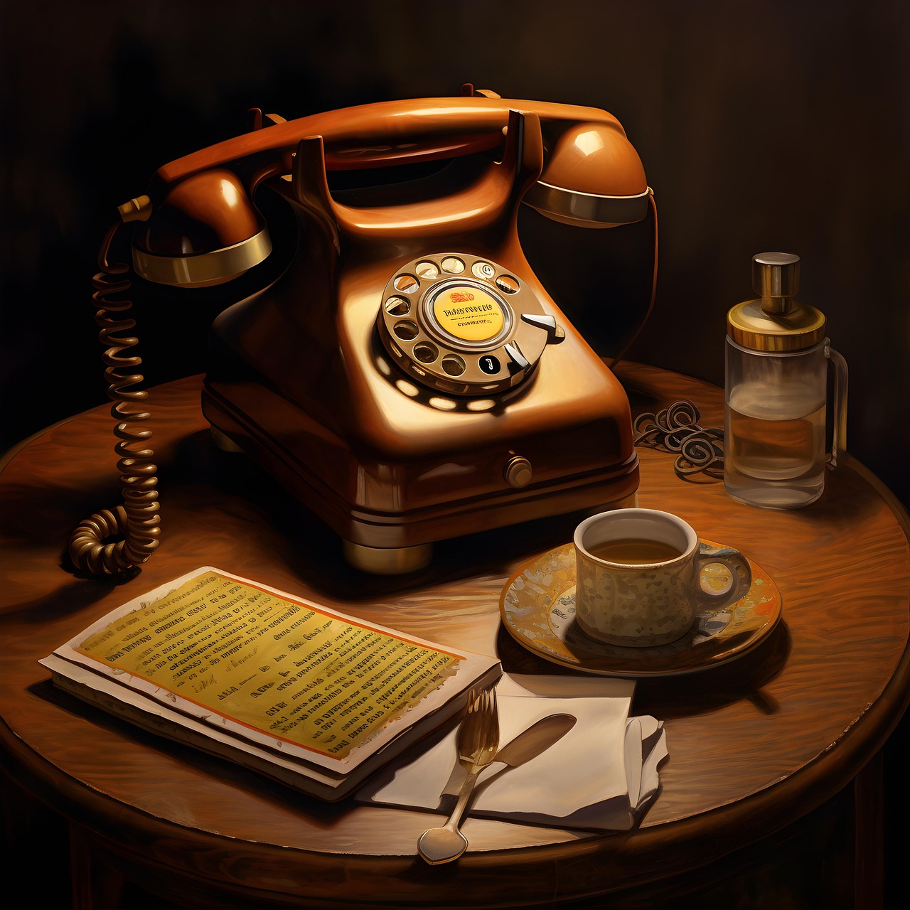 Download Vintage, Rotary, Phone. Royalty-Free Stock Illustration Image