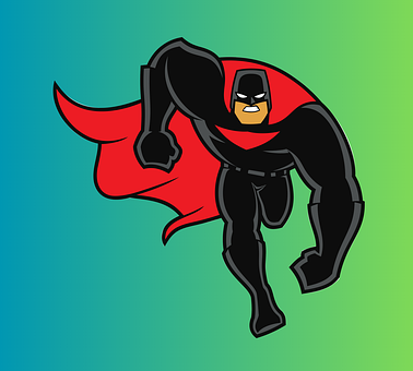 Mann, Superheld, Superheldenmaske