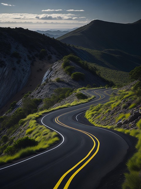 Free Road Countryside illustration and picture