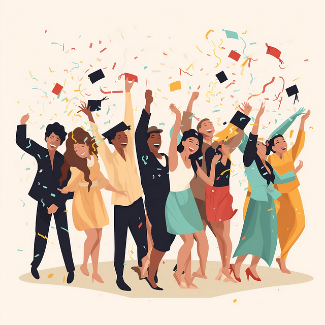 Free graduation testing performance illustration